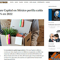 Venture Capital en Mxico perfila cada de 40% en 2022